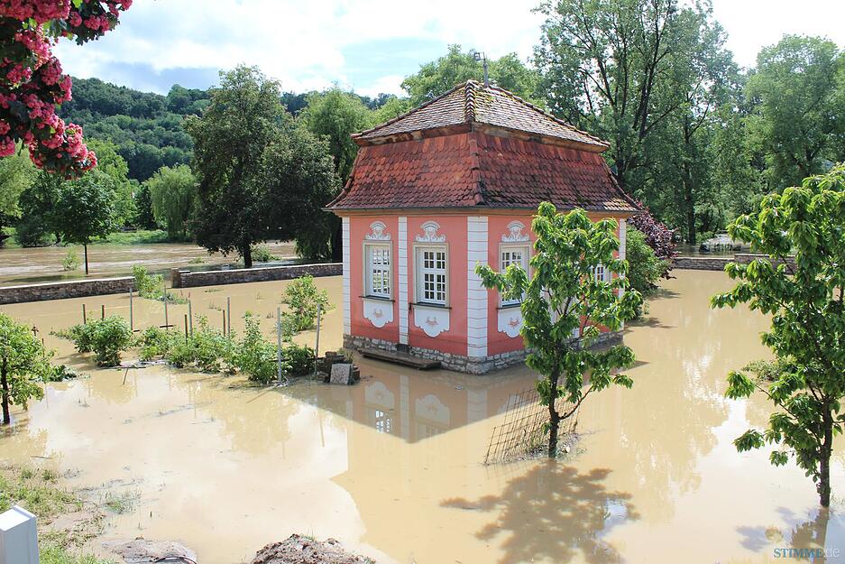 Hochwasser in Forchtenberg Hochwasser in Forchtenberg