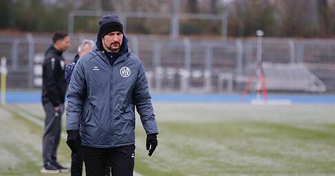 Trainer Manuel Fischer ist nach dem Heimspiel seines VfR Heilbronn gegen den TSV Berg restlos bedient.