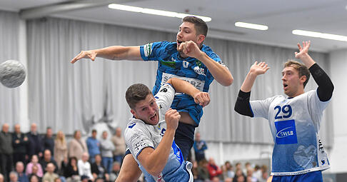 Adam Soos beim Torwurf, hier gegen Kornwestheim. Adam Soos beim Torwurf, hier gegen Kornwestheim.
