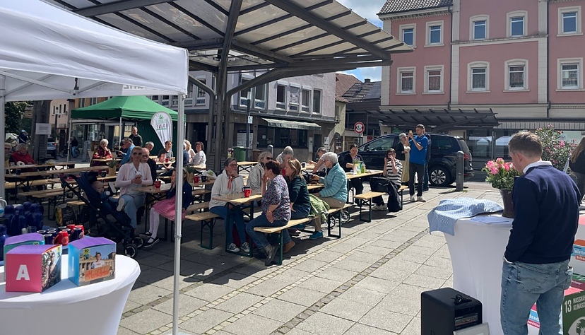 Das Faire Frühstück war gut besucht. Das Faire Frühstück war gut besucht.
