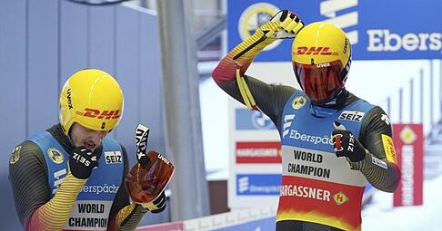 Siegten in Oberhof: Toni Eggert und Sascha Benecken.