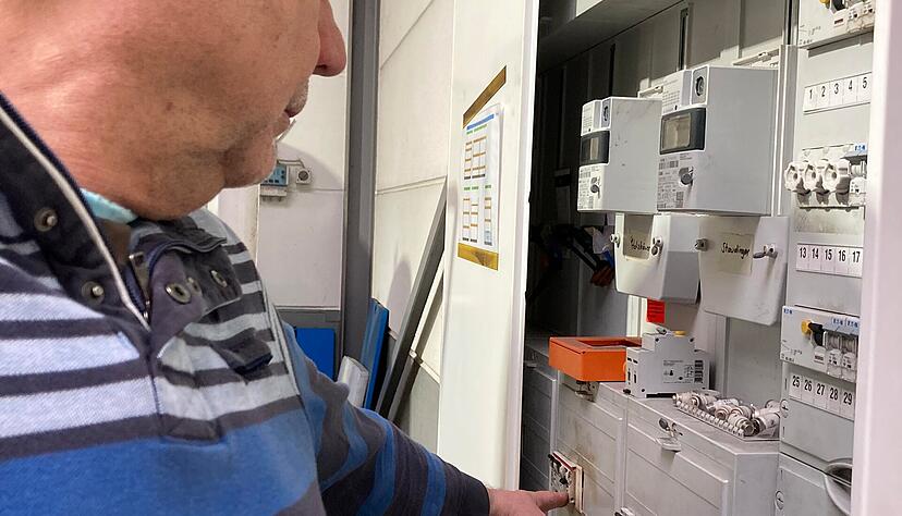 Nach drei Minuten Laufzeit des Stickstoffgenerators fliegt die erste Phase raus.