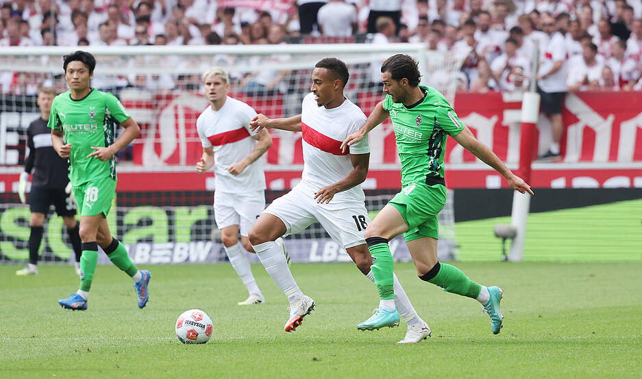 Jamie Leweling: Hatte nach der Undav-Verletzung eine ungewohnte Rolle und war zunächst kaum zu sehen. Arbeitete viel. Starke Flanke zum 1:0 durch Chema Andres. Note: 3