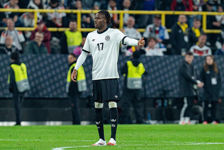 Yann Aurel Bisseck stand bereits für die deutsche Nationalmannschaft auf dem Platz.
