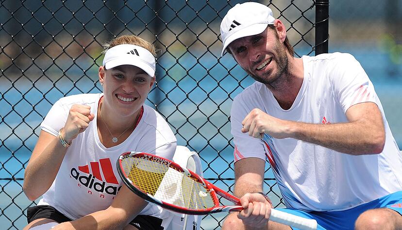 Angelique Kerber feierte zwei ihrer drei Grand-Slam-Titel mit Torben Beltz als Trainer. (Archivbild)