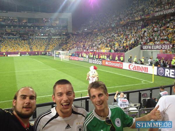 Hohenloher EM-Fans in Lviv