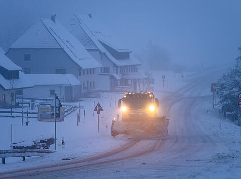 Vöhrenbach: In der Nacht zum Donnerstag (26. März) hat es im Schwarzwald geschneit. Vöhrenbach: In der Nacht zum Donnerstag (26. März) hat es im Schwarzwald geschneit.