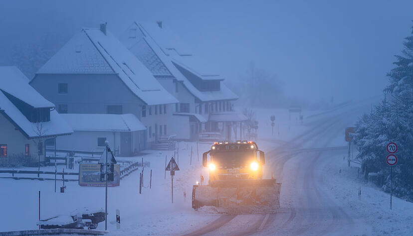 V&ouml;hrenbach: In der Nacht zum Donnerstag (26. M&auml;rz) hat es im Schwarzwald geschneit.