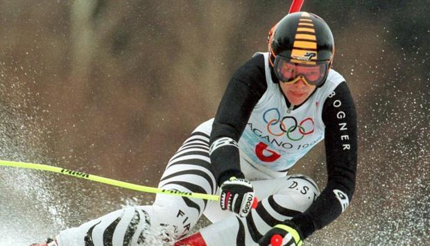Katja Seizinger - hier bei den Olympischen Spielen 1998 - war das Kindheitsidol von Maria Riesch. Katja Seizinger - hier bei den Olympischen Spielen 1998 - war das Kindheitsidol von Maria Riesch.