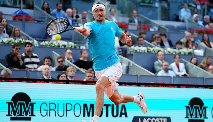 Alexander Zverev erreicht das Halbfinale in Madrid.