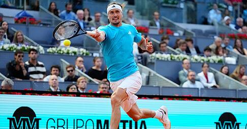 Alexander Zverev erreicht das Halbfinale in Madrid.