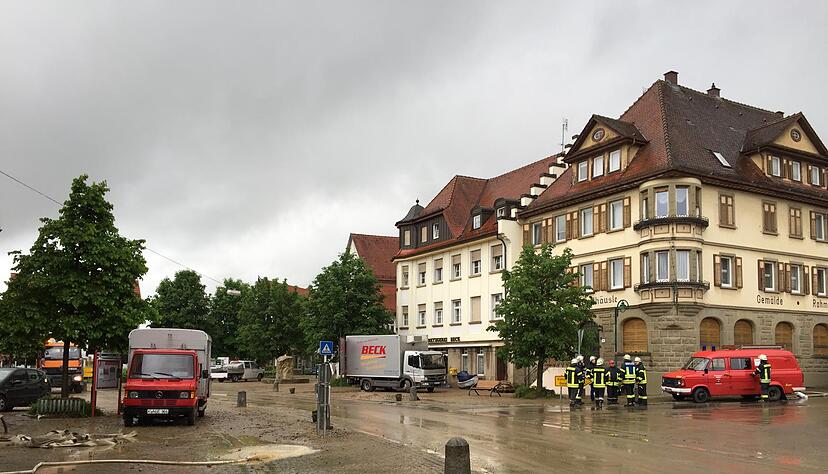 Aufräumarbeiten in Kupferzell | 30.05.