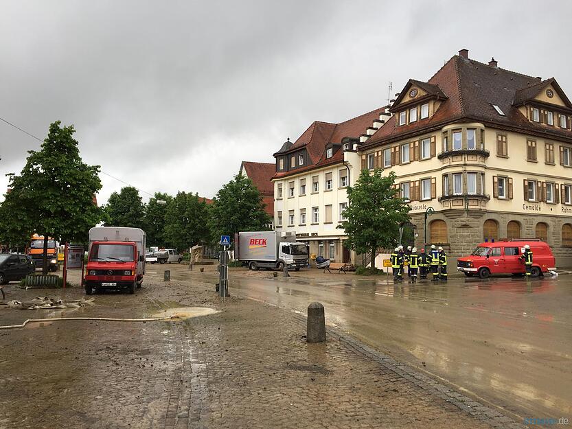 Aufräumarbeiten in Kupferzell | 30.05. Aufräumarbeiten in Kupferzell | 30.05.