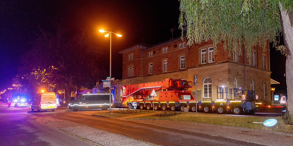 Schwerlasttransport Gro&szlig;transformator