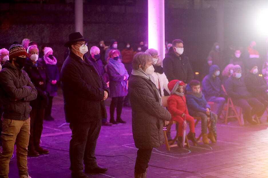 Heilig Abend Gottesdienst in Brackenheim Open-Air zur Corona-Zeiten