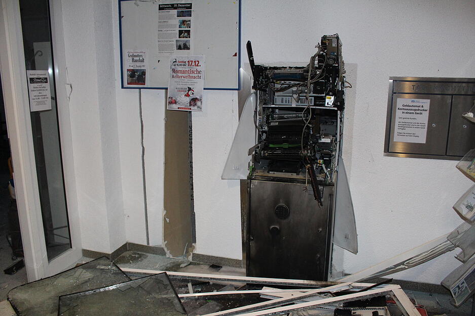 Gesprengter Bankautomat Stockheim | 16.12.