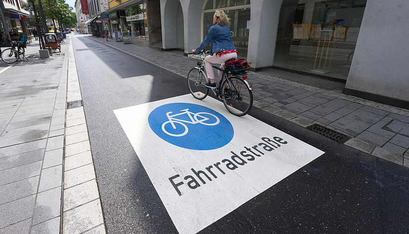 Sieht so die perfekte Fahrradstraße aus?