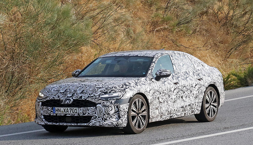 Am 18. Februar enthüllt Audi den neuen A6. Derzeit dreht er noch stark getarnt seine letzten Erprobungsrunden.