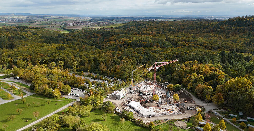 Am Wildparadies in Cleebronn entsteht ein Wellness- und Gastronomiebereich.