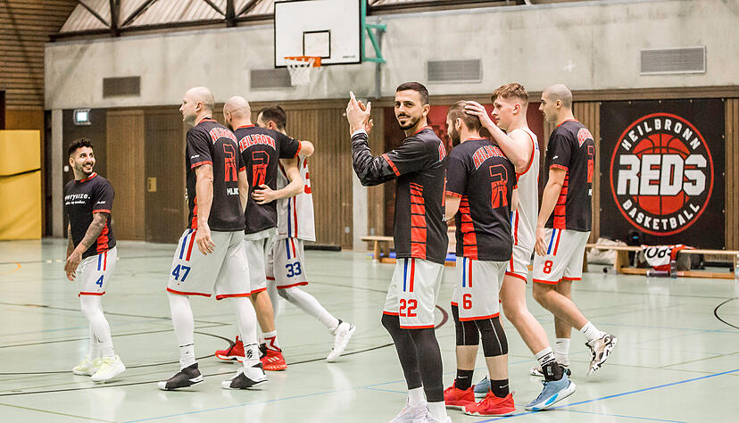 Die TSG Heilbronn Reds (hier mit Sami Hajzeri im Vordergrund) wollen in den nächsten Jahren kontinuierlich wachsen.