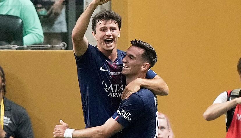 Die PSG-Stars hatten allen Grund zum Jubeln.