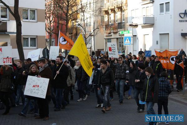 Anti-Acta-Demo Heilbronn | 25.02.
