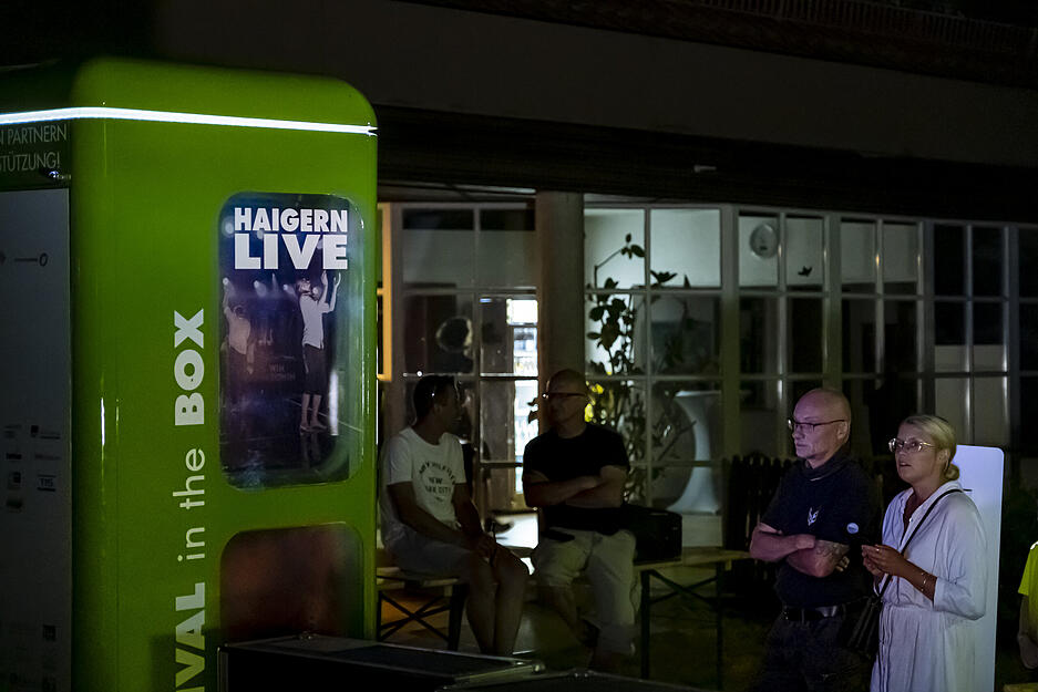 Haigern-live in einer Festival-Box Haigern-live in einer Festival-Box