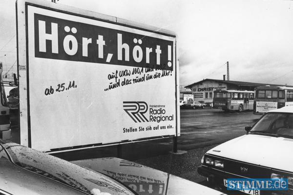 So macht Radio Regional im Vorfeld auf sich aufmerksam.