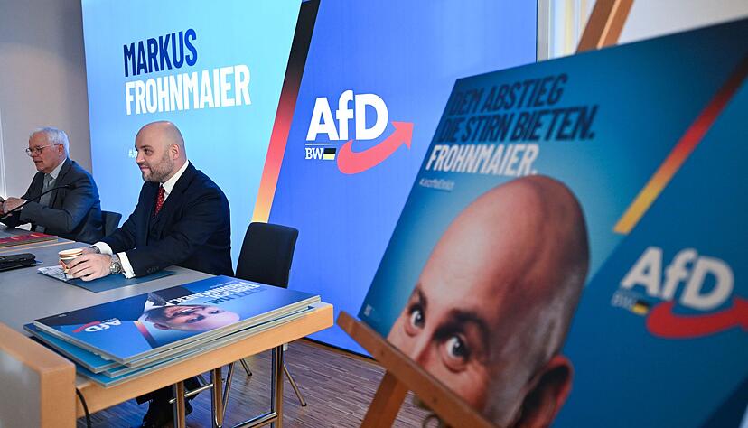 Die AfD will Frohnmaier bekannter machen. Die AfD will Frohnmaier bekannter machen.