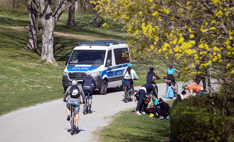Polizeikontrollen am Breitenauer See