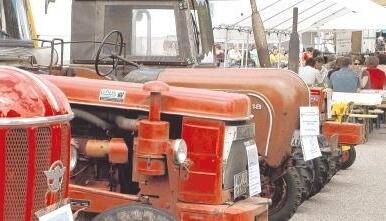 Wer sich f&uuml;r alte Traktoren interessierte kam in D&uuml;rrenzimmern auf seine Kosten. Auch Kunsthandwerkliches, Theater, Kampfsport- und Turnvorf&uuml;hrungen waren am Wochenende geboten.Foto: Gerhard Dubinyi