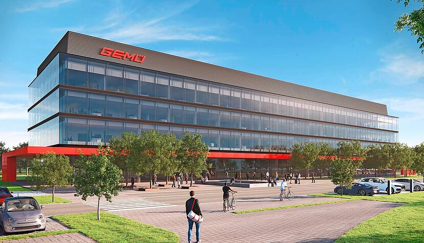 Das neue Hauptquartier wird 300 Mitarbeitern Platz bieten.  Foto: Gemp