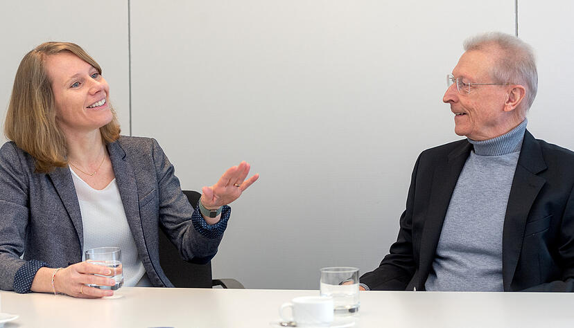 Als Vorst&auml;nde der neuen "Christian und Dorothee B&uuml;rkert Stiftung" wollen die Gro&szlig;nichte der Namensgeberin, Mariana Dierolf, und Stellvertreter Gerhard Koch das Volumen der F&ouml;rderung in den kommenden Jahren erh&ouml;hen.