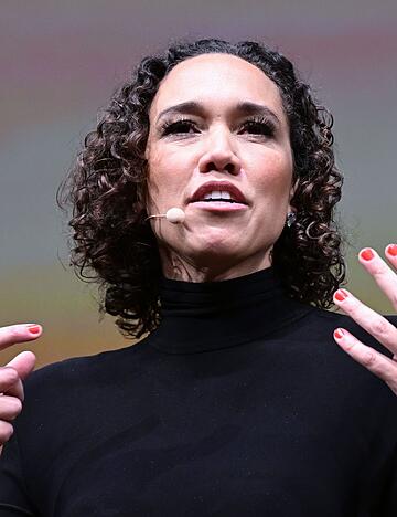 Da waren die Haare noch dran: FDP-Generalsekret&auml;rin Nicole B&uuml;ttner vor zehn Wochen in Stuttgart. (Archivbild)