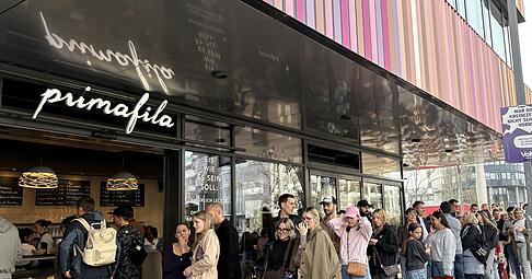 Andrang bei Primafila in Heilbronn.