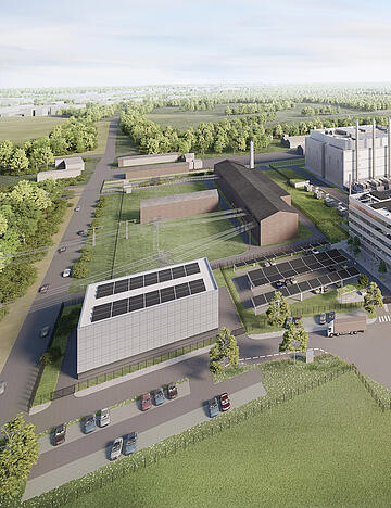 So soll das Schwarz-Digits-Rechenzentrum in L&uuml;bbenau einmal aussehen.