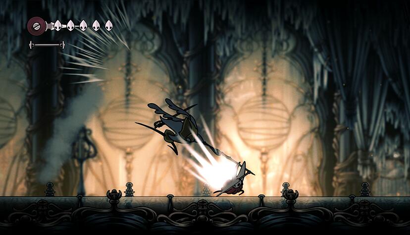 In «Hollow Knight: Silksong» müssen geheimnisvolle Insektenwesen bekämpft werden.