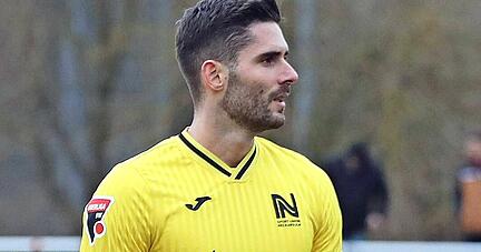 Die neue Nummer eins: Neckarsulms Torwart Thomas Bromma Die neue Nummer eins: Neckarsulms Torwart Thomas Bromma