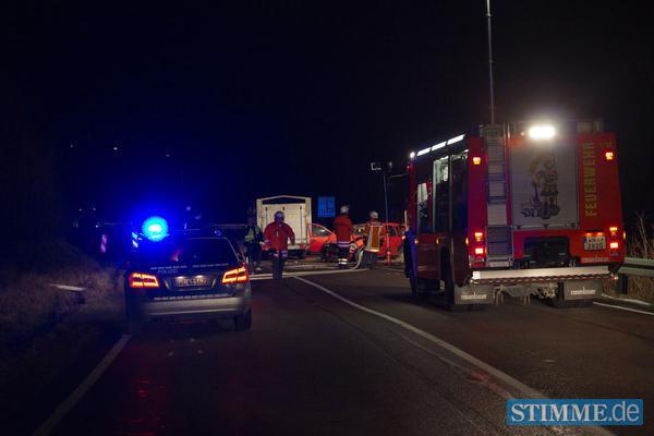 B14-Unfall bei Backnang | 08.01.