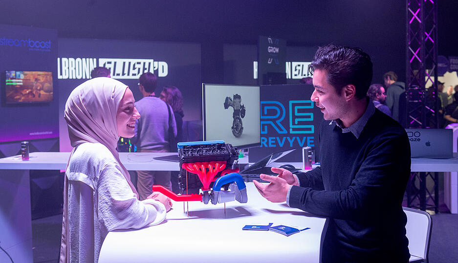 Interessierte an der Start-up-Welt treffen bei der Slush'D aufeinander.