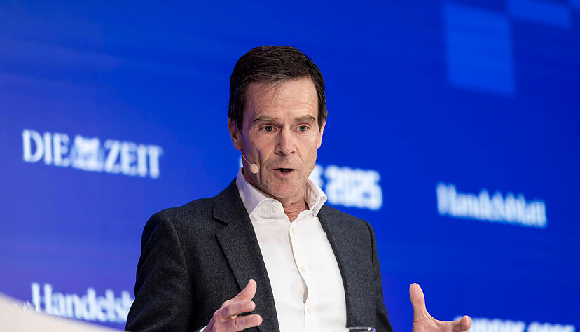 Dominik von Achten, Vorstandsvorsitzender von Heidelberg Materialsbei der Europe 2025 in Berlin. (Archivbild) Dominik von Achten, Vorstandsvorsitzender von Heidelberg Materialsbei der Europe 2025 in Berlin. (Archivbild)