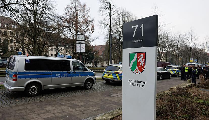 Die Polizei war mit vielen Kr&auml;ften vor Ort.