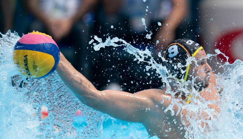 Marko Stamm beim Spiel gegen Serbien in Aktion.
