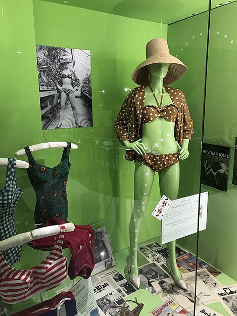Im Archiv von Triumph lagerte der Lizzy-Bikini, den die Schauspielerin Elke Sommer 1962 getragen hat. Foto: Elfi Hofmann