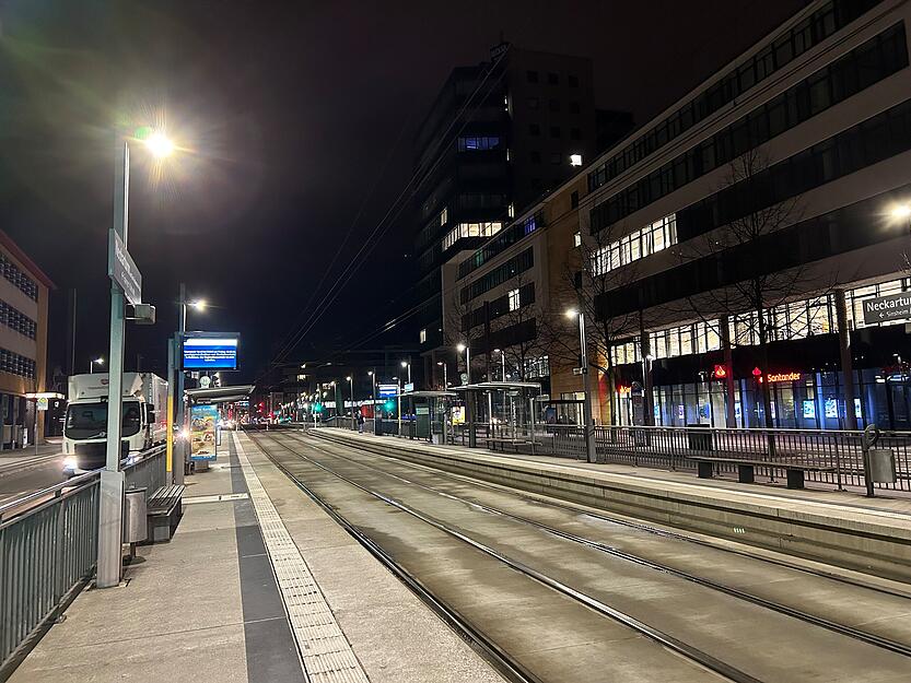 In Heilbronn steht heute der kommunale Nahverkehr weitgehend still.