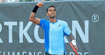 Der erste Challenger-Titel in seiner zweiten Heimat würde ihm "sehr viel bedeuten", sagt der Inder Sumit Nagal. Fotos: Mario Berger