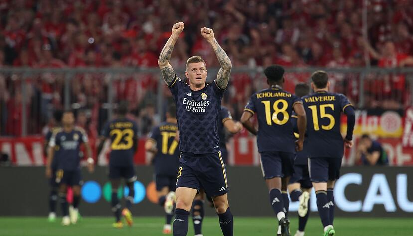Toni Kroos will mit Real Madrid ins Finale der Champions League einziehen. Toni Kroos will mit Real Madrid ins Finale der Champions League einziehen.