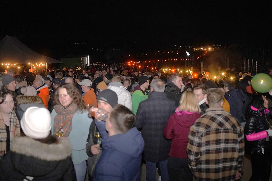 Andrang an Ständen und Wegen beim Bretzfelder Rebenglühen.