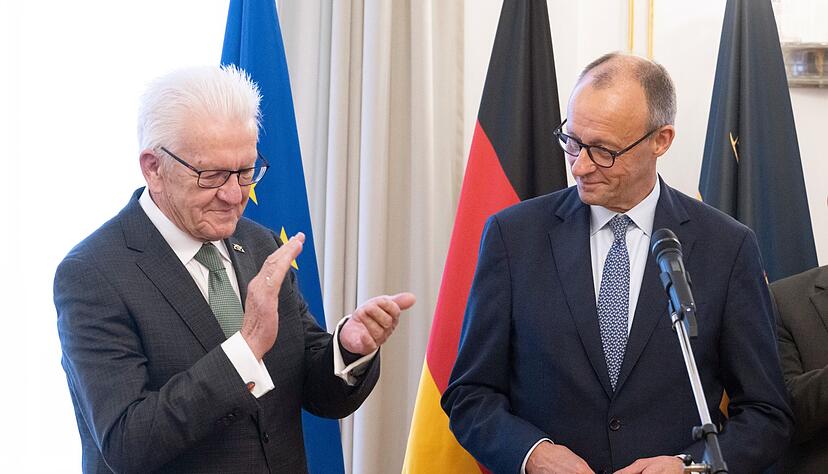 Kanzler Merz absolviert einen Antrittsbesuch in Baden-Württemberg.