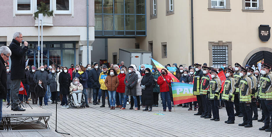 Neckarsulm demonstriert für den Frieden in der Ukraine